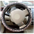 Cheap Sewing Leopard Retro Car Steering Wheel Cover